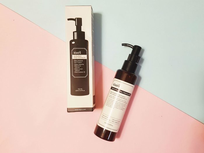dau tay trang kiem soat ba nhon klairs gentle black deep cleansing oil 2