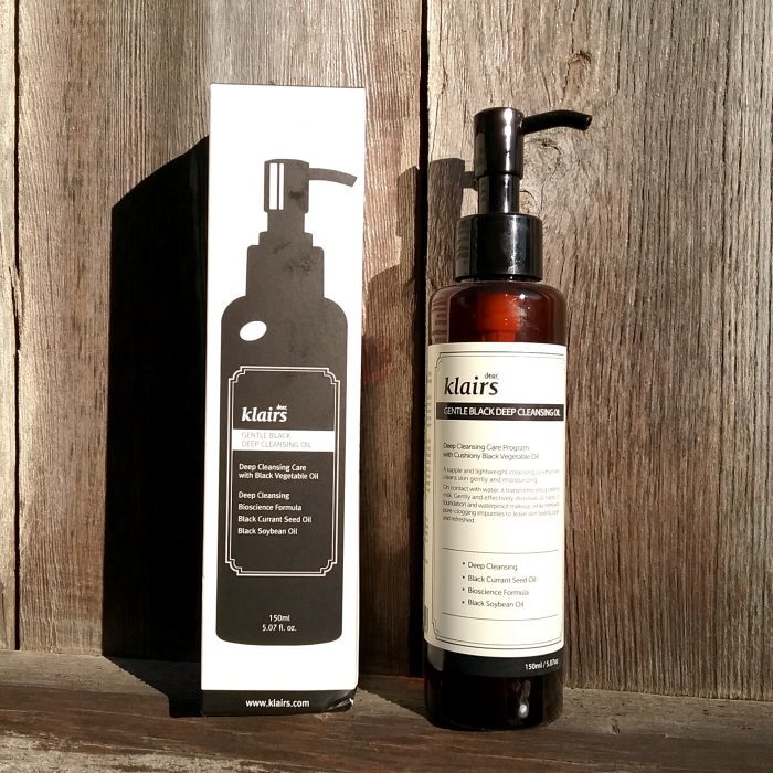 dau tay trang kiem soat ba nhon klairs gentle black deep cleansing oil 7
