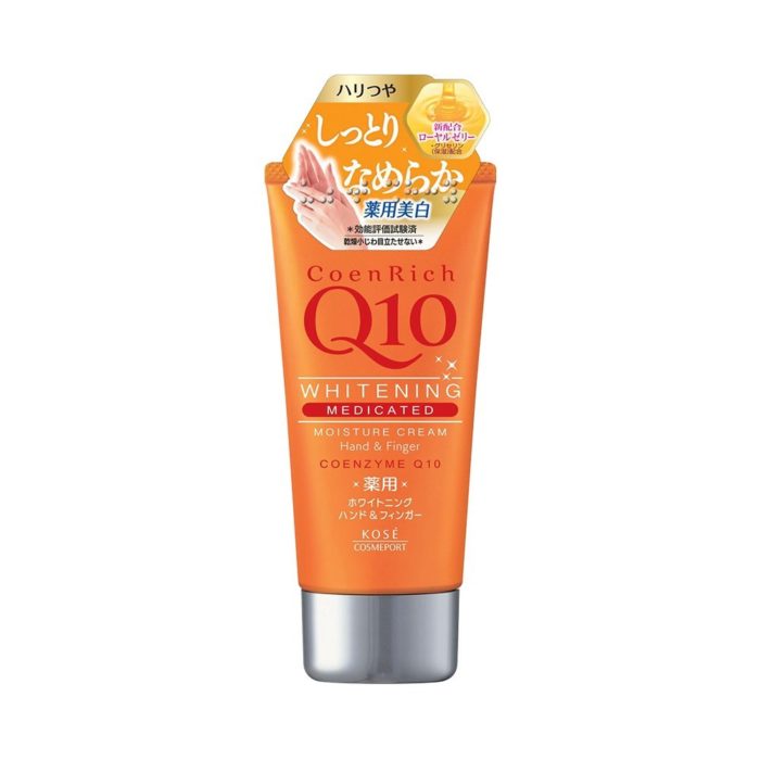 kem duong da tay kose coen rich q10 whitening medicated hand finger cream 6