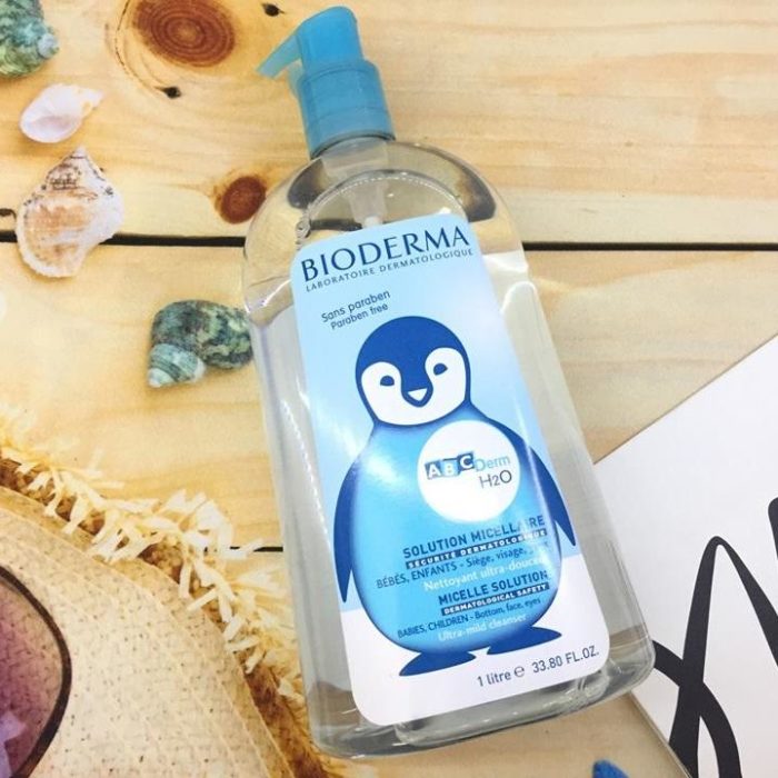 nuoc tay trang bioderma abcderm h2o solution micellaire 1