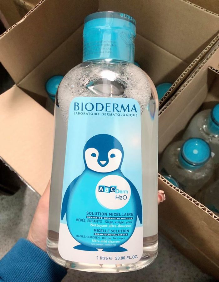 nuoc tay trang bioderma abcderm h2o solution micellaire 3