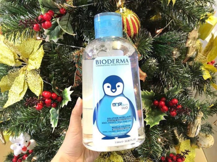 nuoc tay trang bioderma abcderm h2o solution micellaire 5
