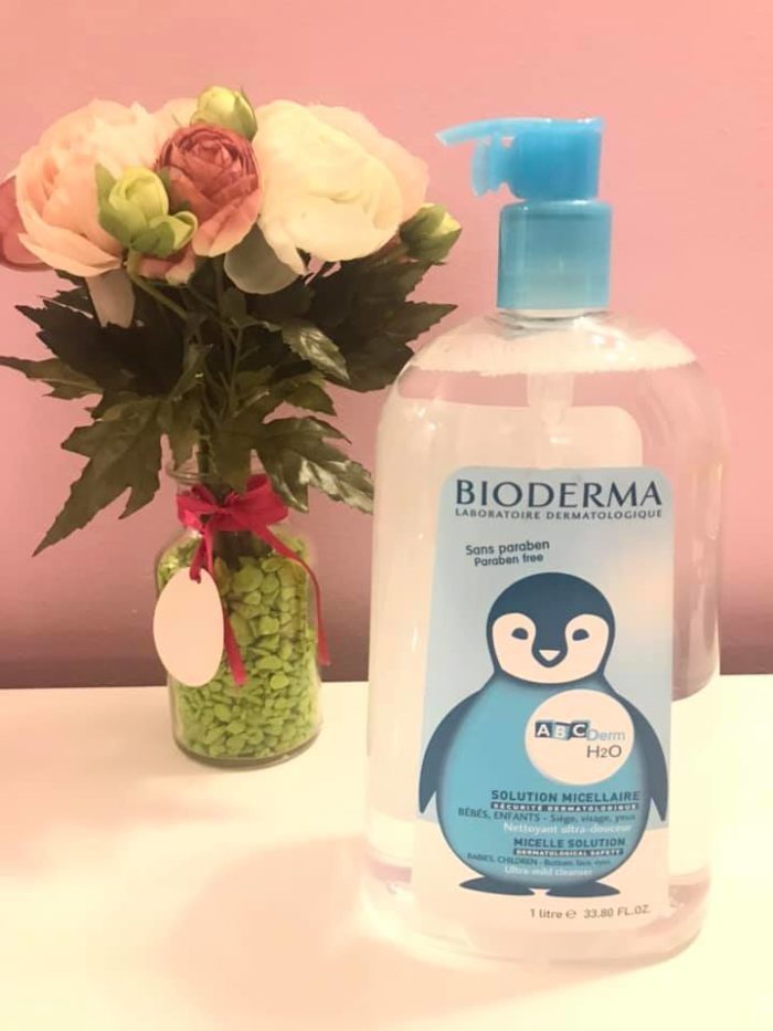 nuoc tay trang bioderma abcderm h2o solution micellaire 9