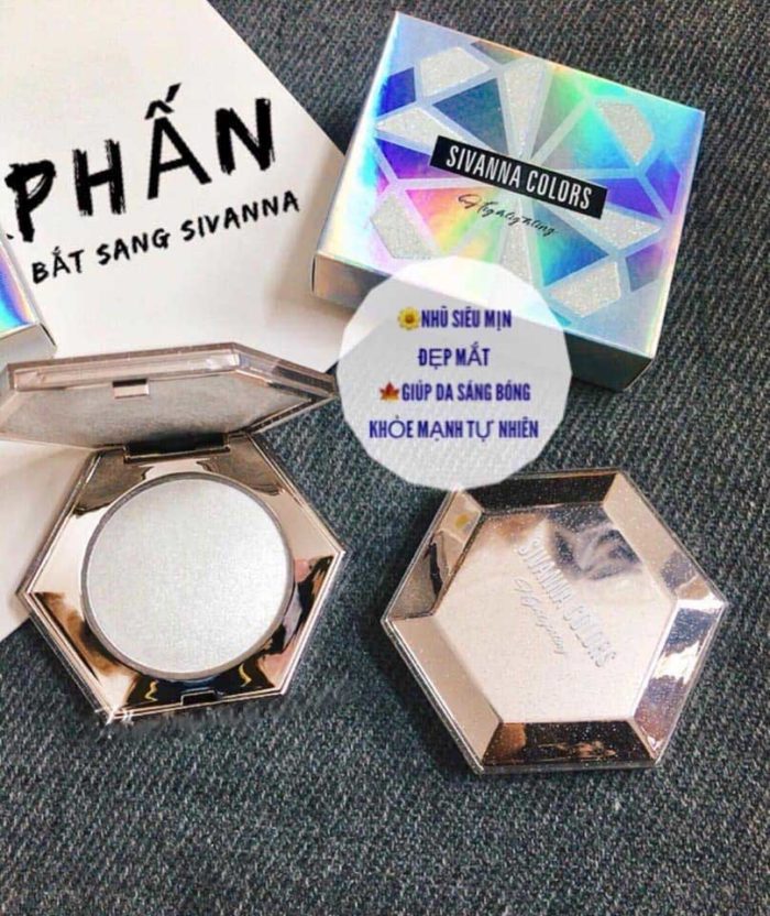 Phấn Bắt Sáng Sivanna Colors Ultra Diamond Highlighter Powder