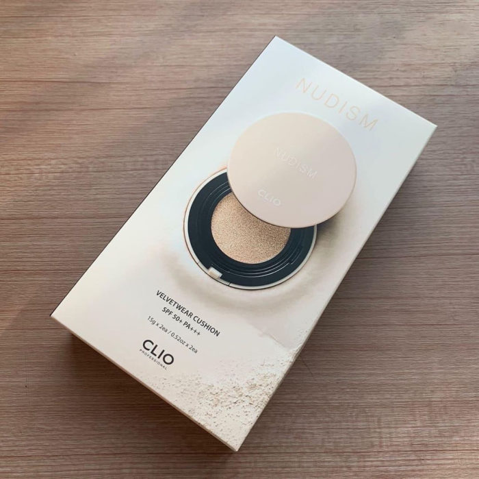 phan nuoc CLIO Nudism Velvetwear Cushion SPF50 PA 10