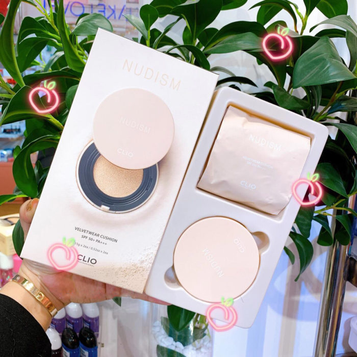 phan nuoc CLIO Nudism Velvetwear Cushion SPF50 PA 3