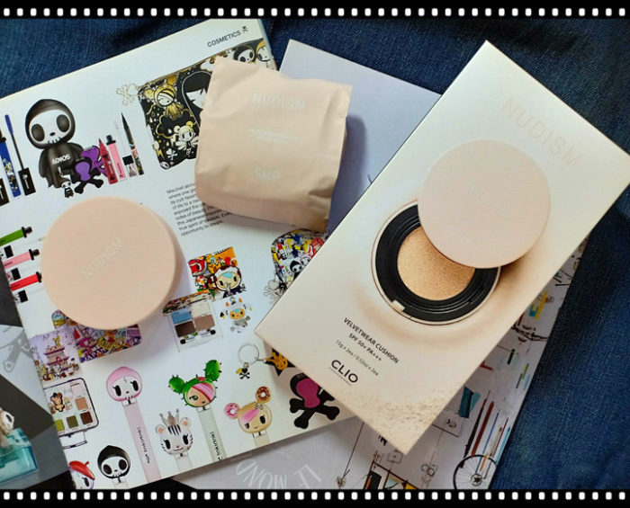 phan nuoc CLIO Nudism Velvetwear Cushion SPF50 PA 4