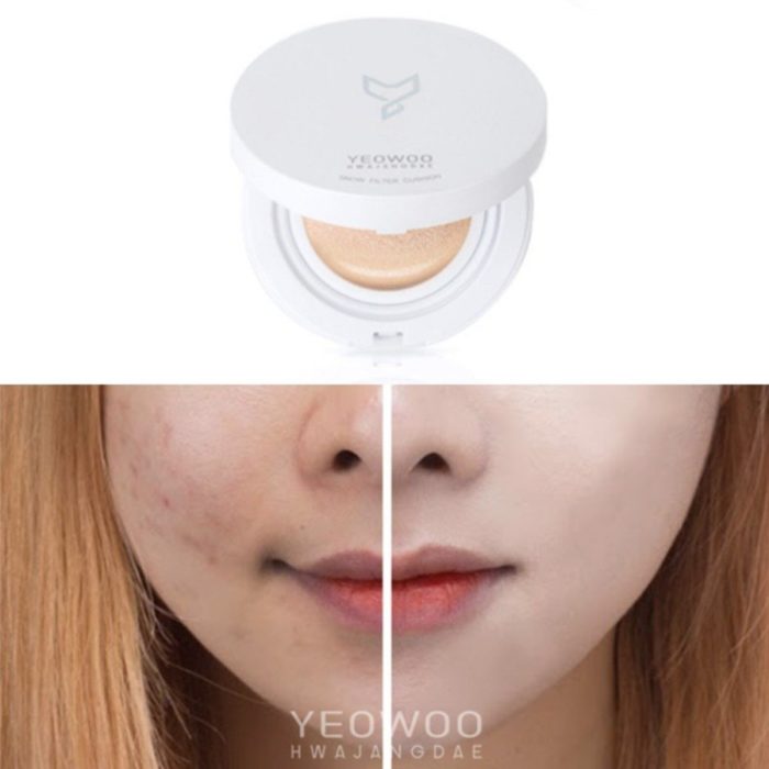 phan nuoc cushion yeowoo hwajangdae snow filter cushionv 12