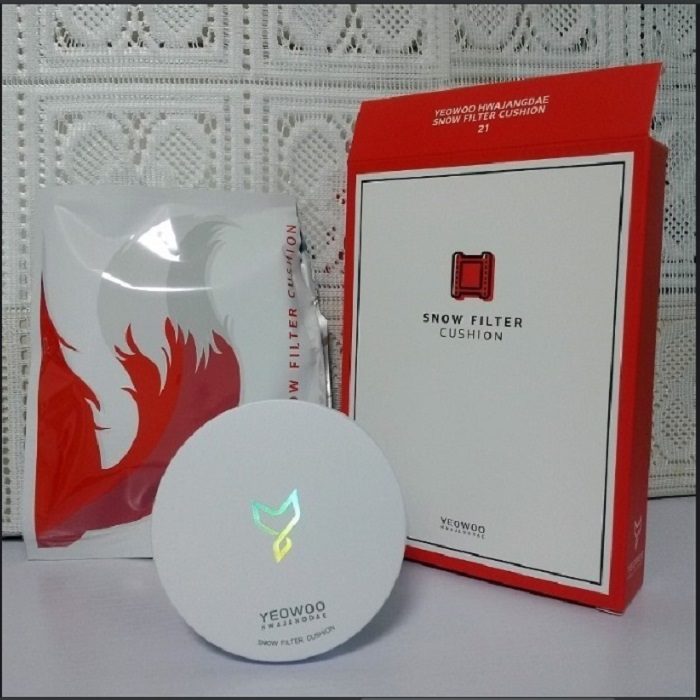 phan nuoc cushion yeowoo hwajangdae snow filter cushionv 9