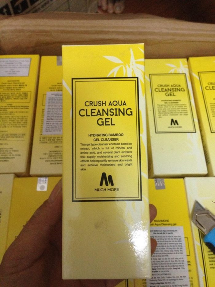 sua rua mat much more crush aqua cleansing gel 12