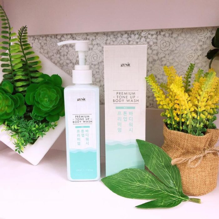sua tam trang da genie premium tone up body wash 1