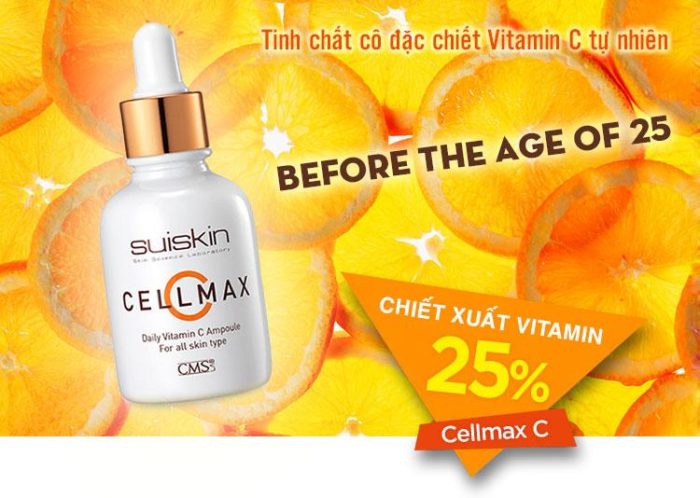 tinh chat co dac chong lao hoa suiskin cell max c 150ml 2