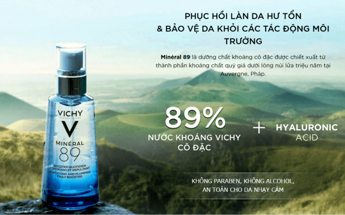 tinh chat khoang vichy mineral 89 skin fortifying daily booster 8