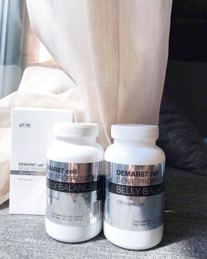 vien uong tan mo bung genie demar87 cell professional belly balance 10