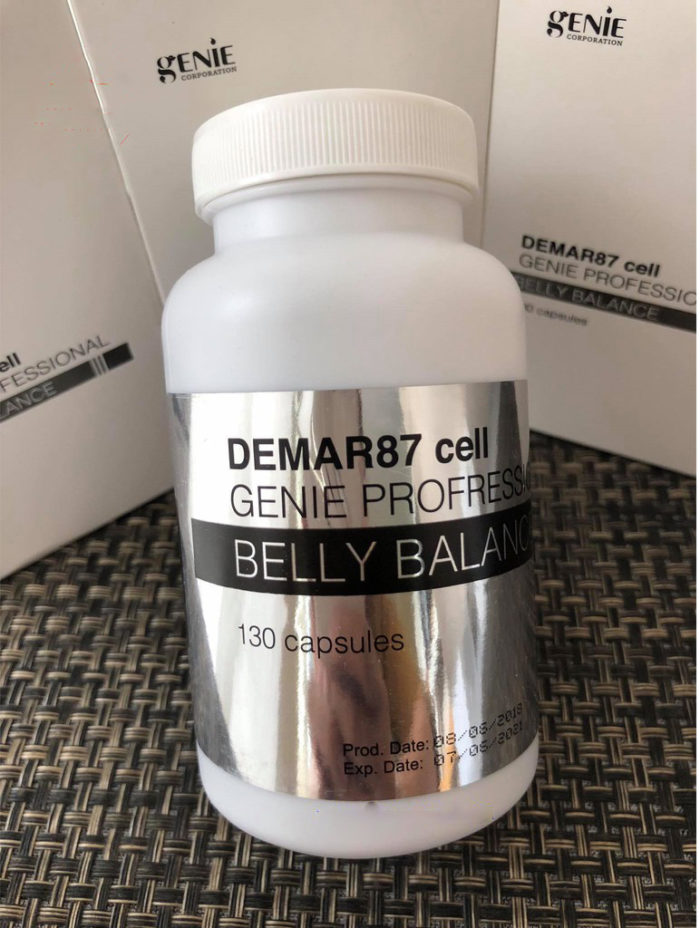 vien uong tan mo bung genie demar87 cell professional belly balance 8