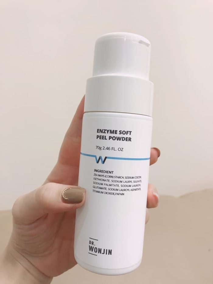 Bot rua mat kiem tay da chet lam sach sau DR Wonjin Soft Peel Enzyme Powder 11