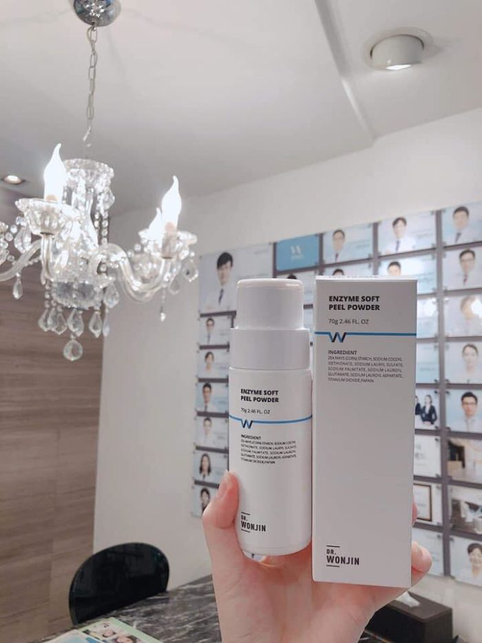 Bot rua mat kiem tay da chet lam sach sau DR Wonjin Soft Peel Enzyme Powder 12
