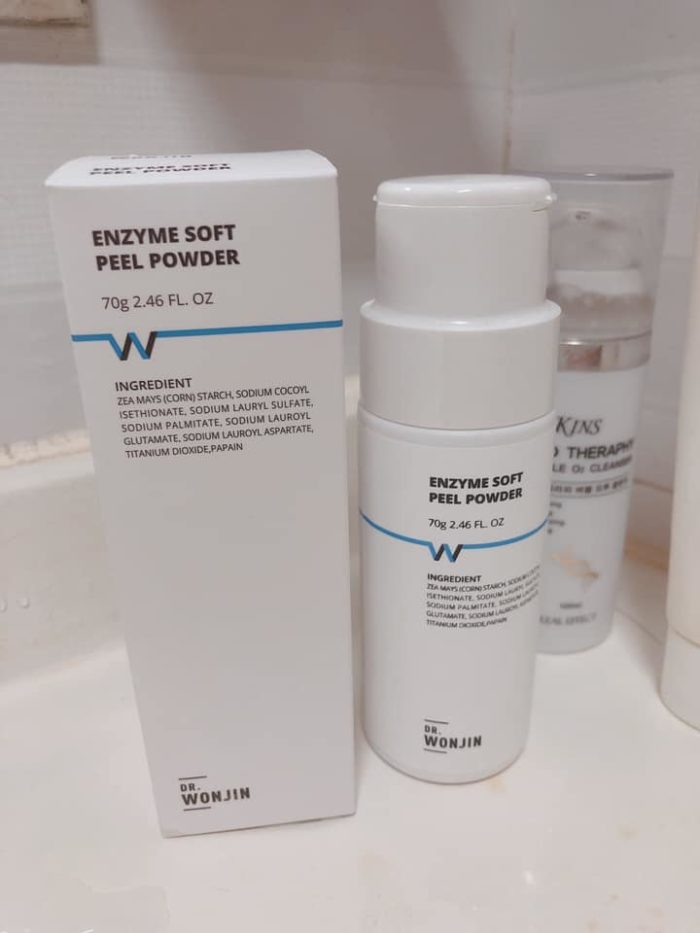 Bot rua mat kiem tay da chet lam sach sau DR Wonjin Soft Peel Enzyme Powder 2