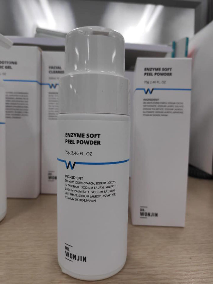 Bot rua mat kiem tay da chet lam sach sau DR Wonjin Soft Peel Enzyme Powder 3