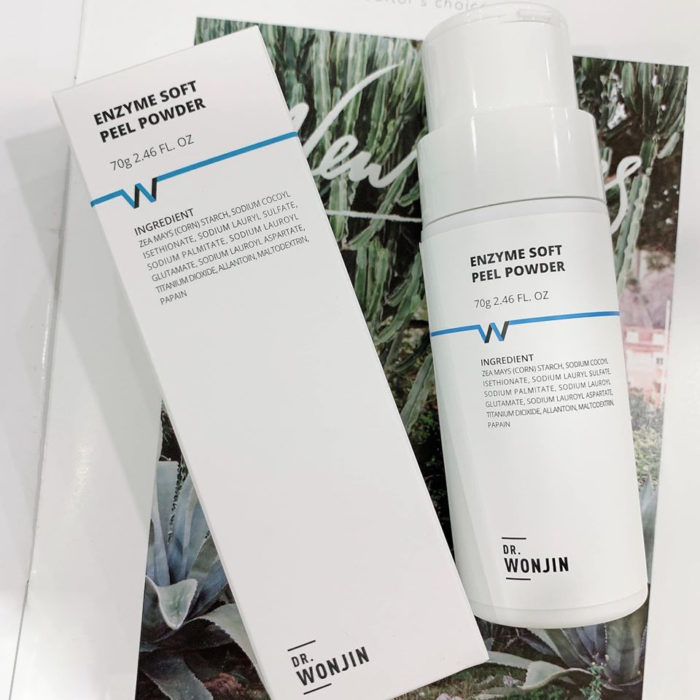 Bot rua mat kiem tay da chet lam sach sau DR Wonjin Soft Peel Enzyme Powder 4
