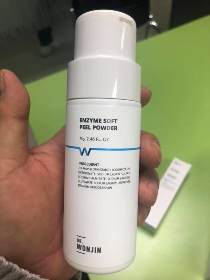 Bot rua mat kiem tay da chet lam sach sau DR Wonjin Soft Peel Enzyme Powder 5