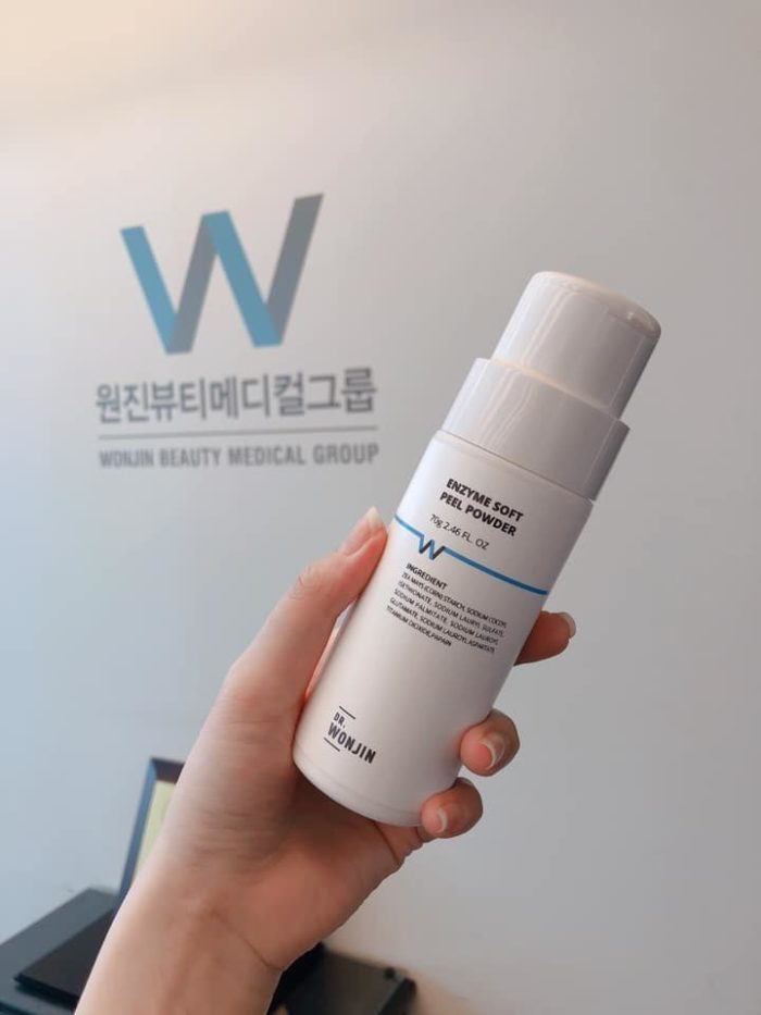 Bot rua mat kiem tay da chet lam sach sau DR Wonjin Soft Peel Enzyme Powder 8