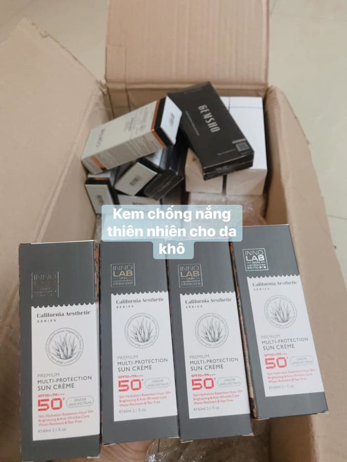 Kem chong nang Organic Inno Lab Premium Multi Protection Sun Creme 12