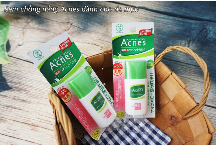 Kem chong nang ngua mun Acnes UV Tint Milk 4