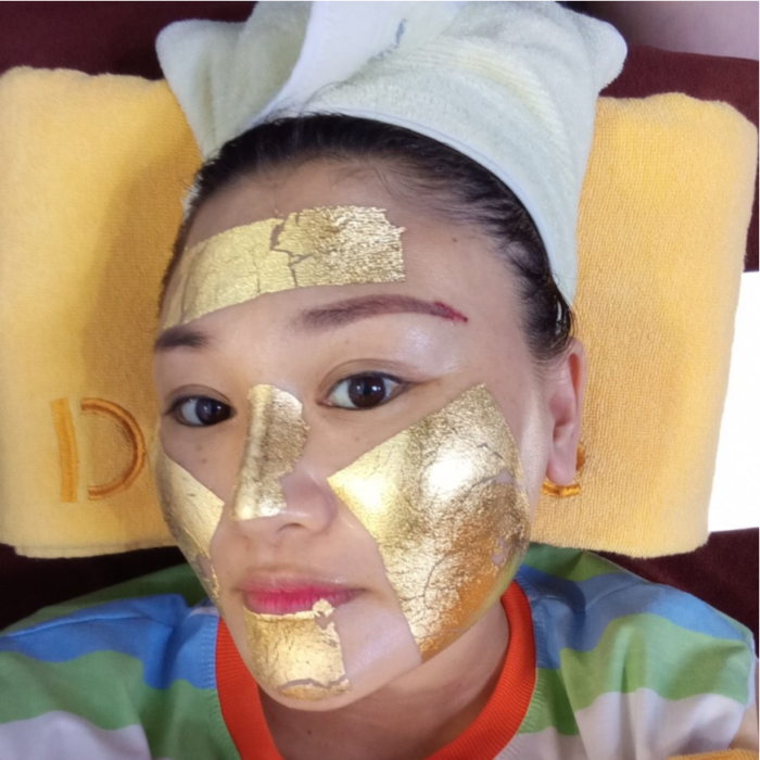 Mat na vang la nguyen chat 24K Desembre 24K Gold Foil 8