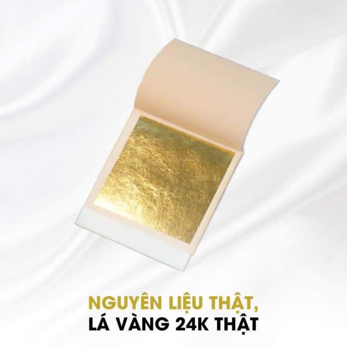 Mat na vang la nguyen chat 24K Desembre 24K Gold Foil 9