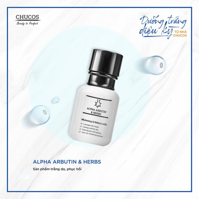 Serum Duong Trang Da Chucos Alpha Arbutin Herbs 12