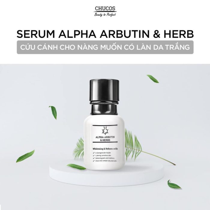 Serum Duong Trang Da Chucos Alpha Arbutin Herbs 8