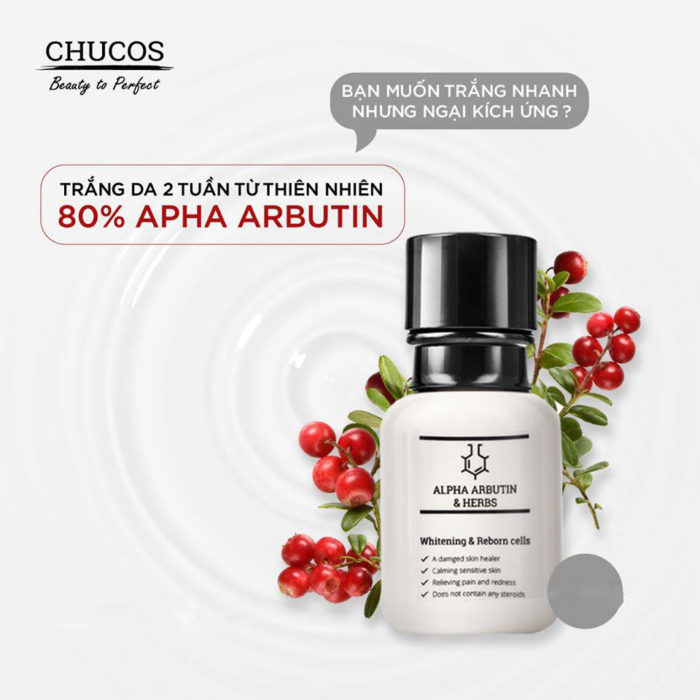 Serum Duong Trang Da Chucos Alpha Arbutin Herbs 9