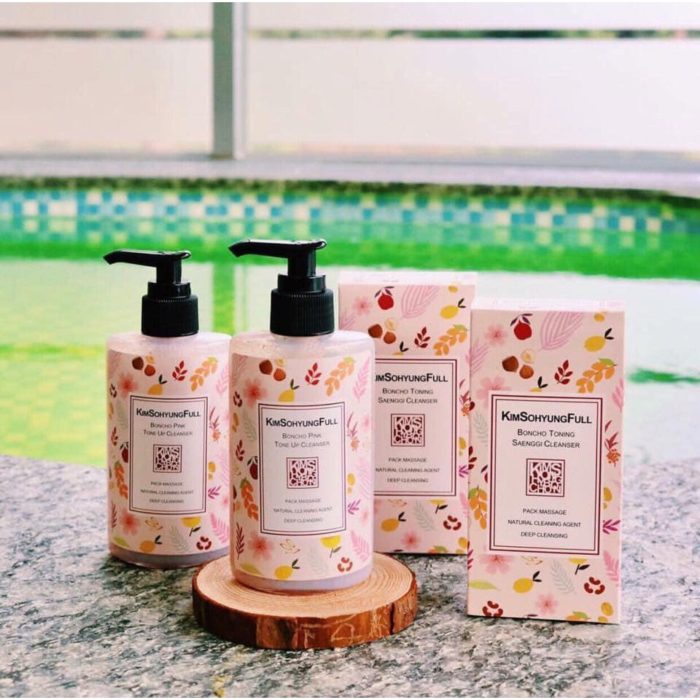 Sua rua mat Kimsohyungfull Boncho Pink Brightening Cleanser 2