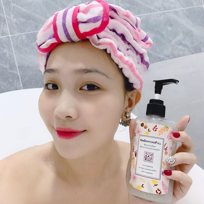 Sua rua mat Kimsohyungfull Boncho Pink Brightening Cleanser 5