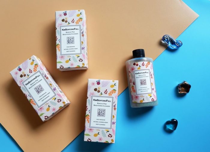 Sua rua mat Kimsohyungfull Boncho Pink Brightening Cleanser 6