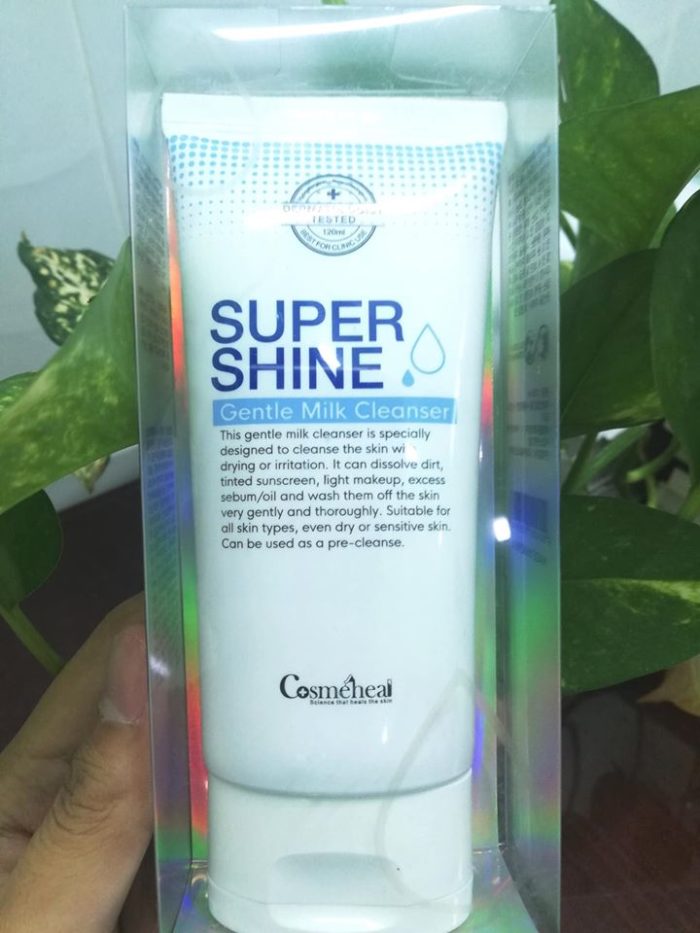 Sua rua mat khong bot Super Shine Gentle Milk Cleanser 4