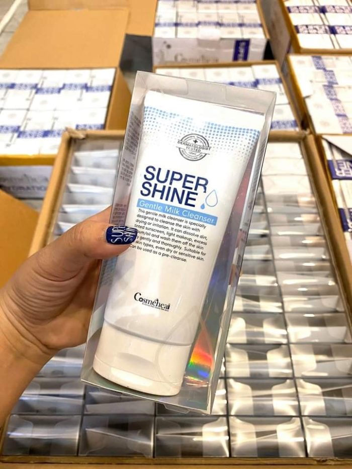 Sua rua mat khong bot Super Shine Gentle Milk Cleanser 5