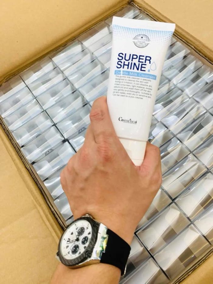Sua rua mat khong bot Super Shine Gentle Milk Cleanser 8