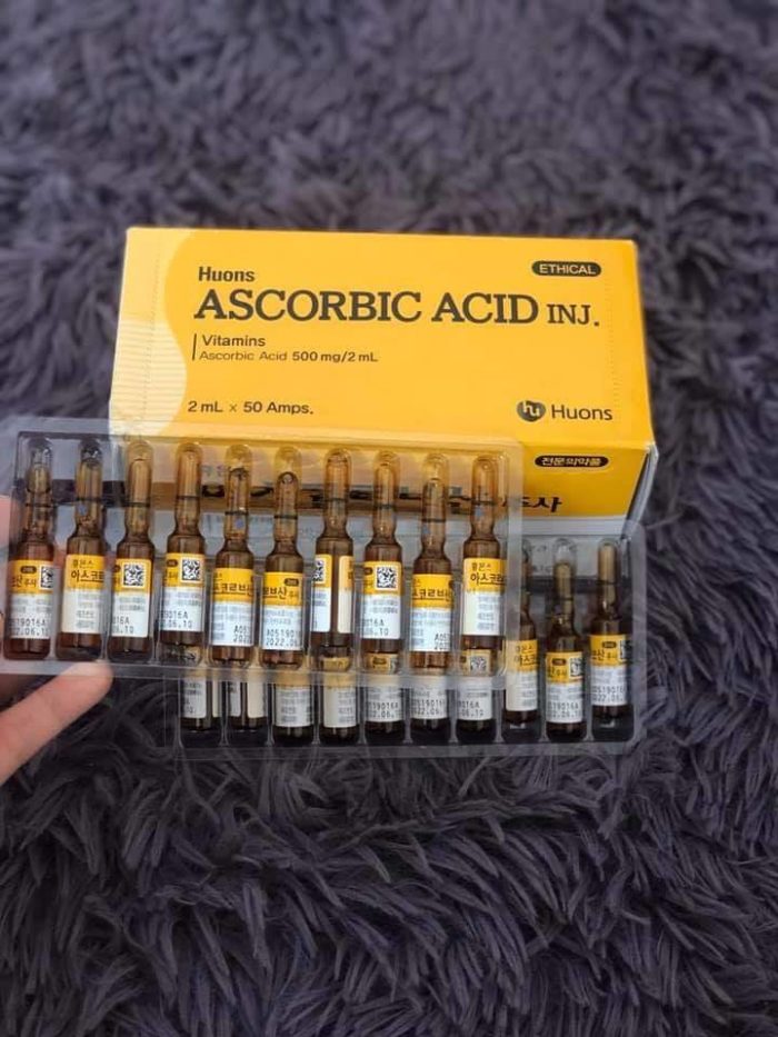 Te bao goc Huons Ascorbic Axit Vitamin C Inj. Ampoules 10