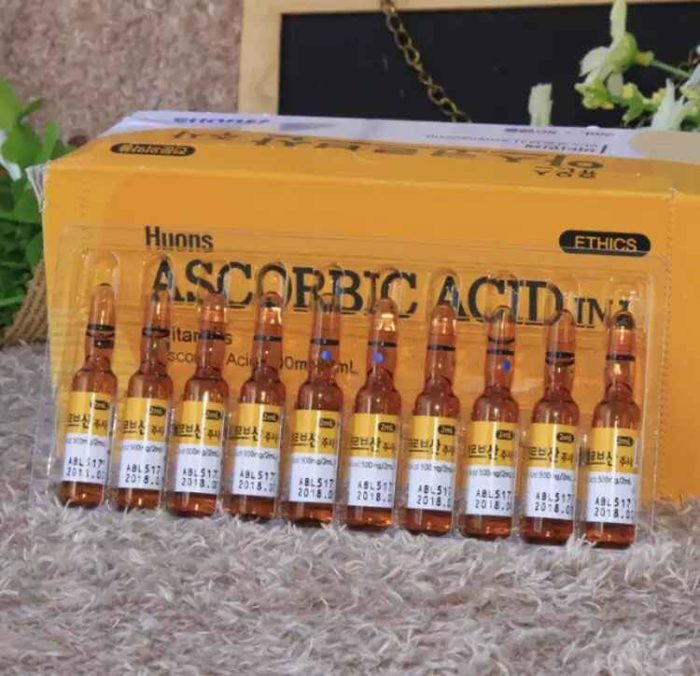 Te bao goc Huons Ascorbic Axit Vitamin C Inj. Ampoules 11