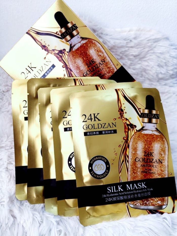 Mat na lua vang 24k Goldzan Silk Mask 10