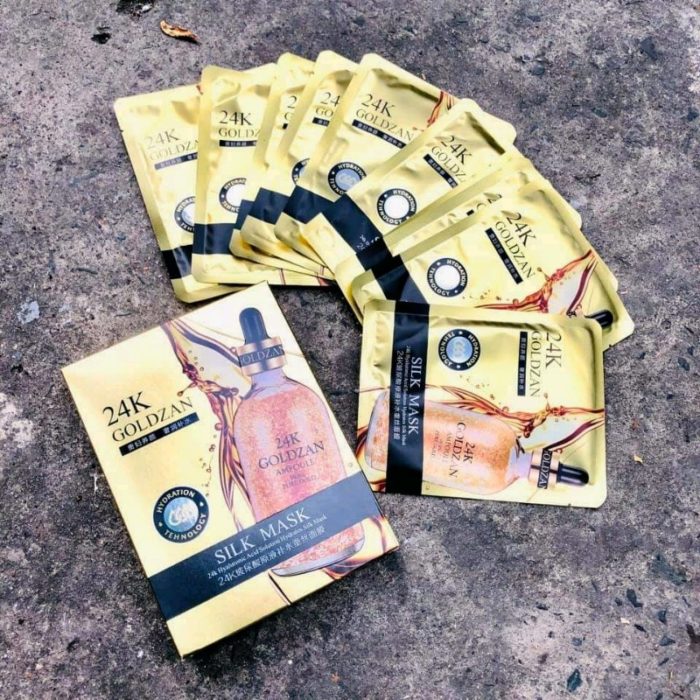 Mat na lua vang 24k Goldzan Silk Mask 12