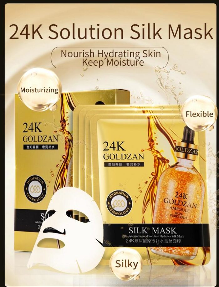 Mat na lua vang 24k Goldzan Silk Mask 2