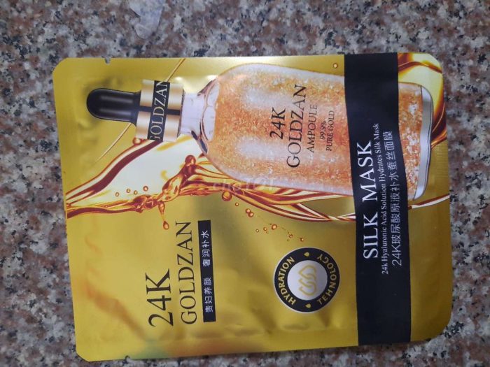 Mat na lua vang 24k Goldzan Silk Mask 4