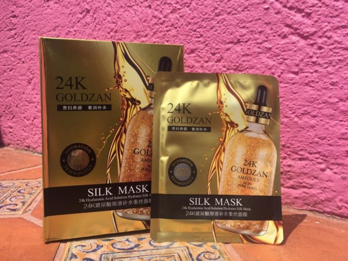 Mat na lua vang 24k Goldzan Silk Mask 7