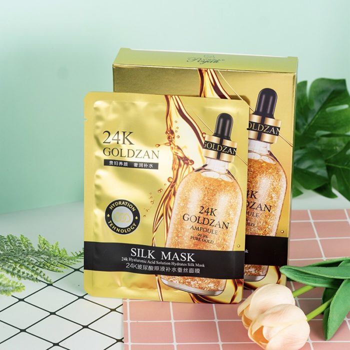 Mat na lua vang 24k Goldzan Silk Mask 8