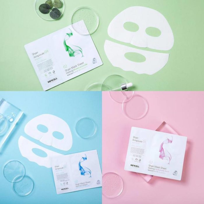 Mat na tan chay bang tan Mercell Sharr Sheet Melting Mask 3
