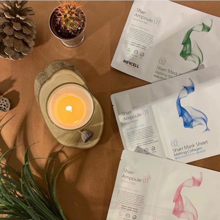 Mat na tan chay bang tan Mercell Sharr Sheet Melting Mask 9