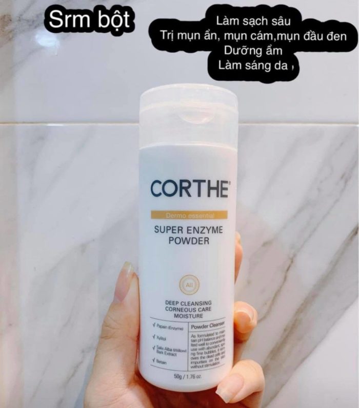 Sua rua mat dang bot Corthe super enzyme power 2
